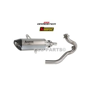 AKRAPOVIC UITLAAT STREET FULL SYSTEM | ITALJET DRAGSTER 125 /200