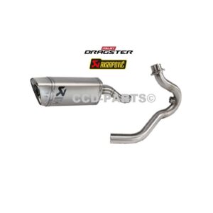 AKRAPOVIC UITLAAT RACING FULL SYSTEM | ITALJET DRAGSTER 125 /200