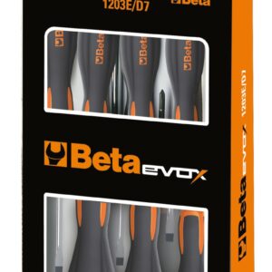 8 delig set schroevendraaiers voor kruiskop- / Philips- en platkop schroeven