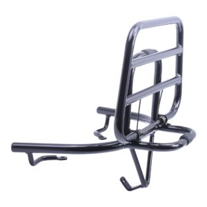 Achterdrager opklapbaar . Glans zwart . Geschikt voor Sym Mio.