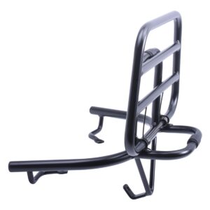 Achterdrager opklapbaar. Mat Zwart. Geschikt voor Sym Mio.