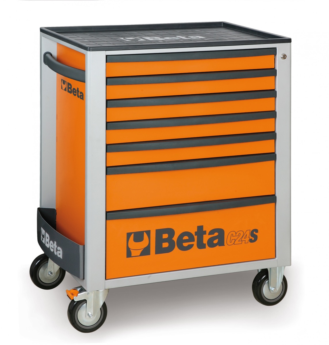 Gereedschapswagen 7 Laden Beta Oranje incl. 240-delig assortiment - Afbeelding 2