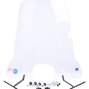 Windscherm helder 73 cm hoog + montageset. Geschikt voor Sym Fiddle 3