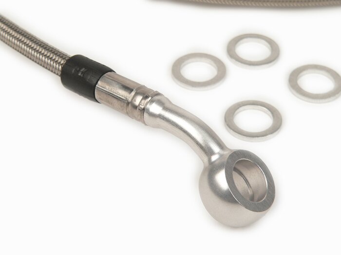 Stalen remleiding RVS Gilera Runner achter 50 125 180 200 - Afbeelding 3