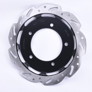 Remschijf voor. Geschikt voor SYM Jet 14  4T E4 vanaf bouwjaar 2018 .