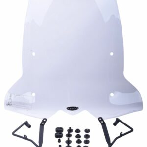 Windscherm hoog + bevestigingsset . Helder . Oem. Geschikt voor Kymco Agility 16"+
