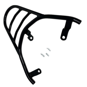 Achterdrager . Zwart Glans. Geschikt voor Piaggio 1