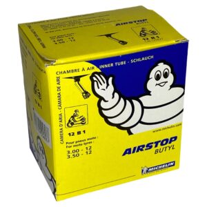 Binnenband Michelin. 12-3.00  12-3.50 met recht ventiel