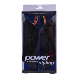 Richtingaanwijzer / knipperlicht set achterzijde LED in zwart / smoke / getint met dagrijverlichting en SQ = sequentieel (Audi / Lexus lopende / flow / dynamic lichten) incl. alle montagematerialen| Piaggio Zip