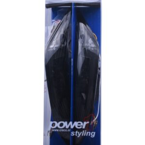 Richtingaanwijzer / knipperlicht set voorzijde LED in zwart / smoke / getint met dagrijverlichting en SQ = sequentieel (Audi / Lexus lopende / flow / dynamic lichten) incl. alle montagematerialen| Piaggio Zip