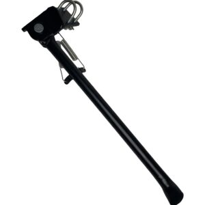 Zijstandaard Zwart. Passend op Derbi Senda R 2000