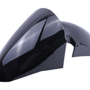 Voorspatbord . Glans zwart geschikt voor de Peugeot Kisbee vanaf bouwjaar 2010