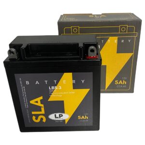 Accu Landport YB5L-B SLA / LB5L-B / LB5-3. 12V/5A. SLA- Variant van YB5L-B / 010015 | Yamaha Neo's 4T / Aerox 4T