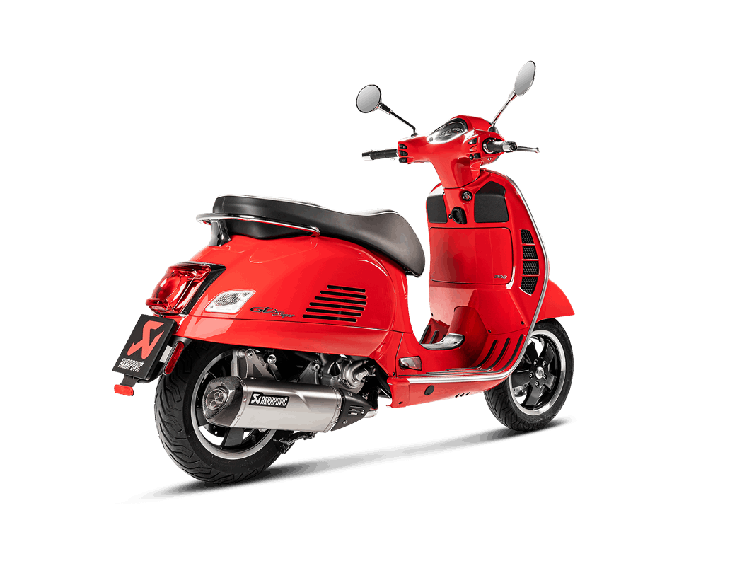 Uitlaat Akrapovic Racing SS Titanium | Vespa GTS - Afbeelding 2