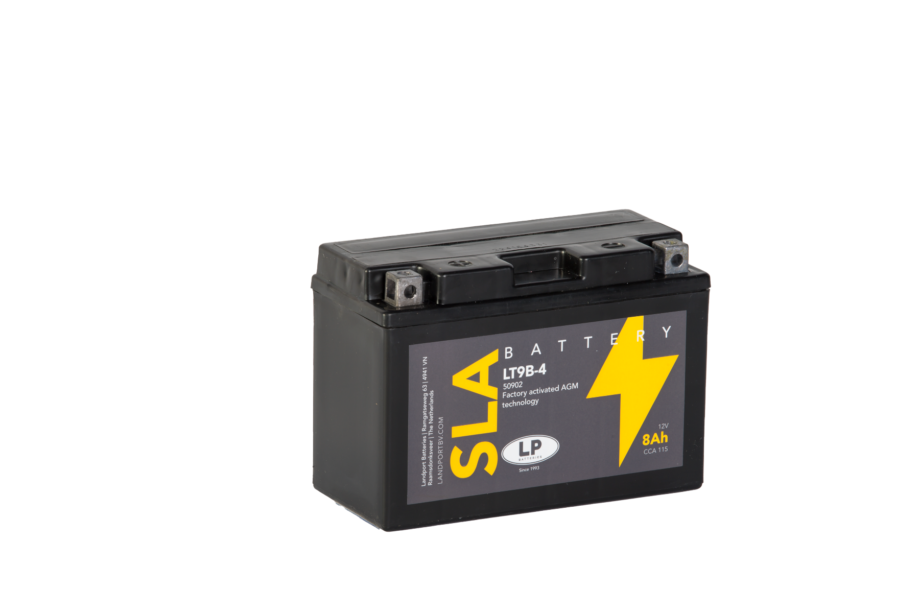 Accu Landport YT9B-4 SLA (12V/9A) - Afbeelding 3