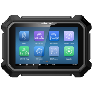 Diagnose- / uitlees-apparaat / computer met 5" touchscreen voor het uitlezen (en resetten / wissen) van foutcodes / storingscodes en sensorwaarden. Geschikt voor de meeste Chinese GY6 snor-